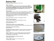 Tablet Screenshot of antonyhall.net